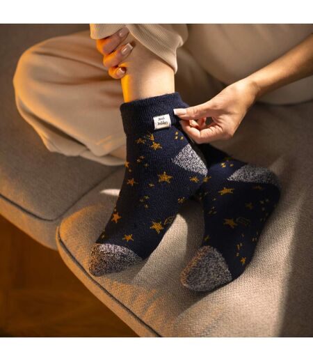 Cozy Turn-Over Cuff Lounge Socks | Warm Winter Socks for Women