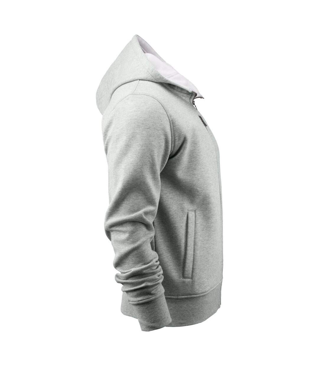 Veste À Capuche Homme Gris Chiné Chiné James Harvest-4