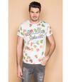 T-shirt à motif floral FRESH Light Kaki
