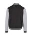 Veste Basic College Homme Noir Gris Chiné Build Your Brand-2
