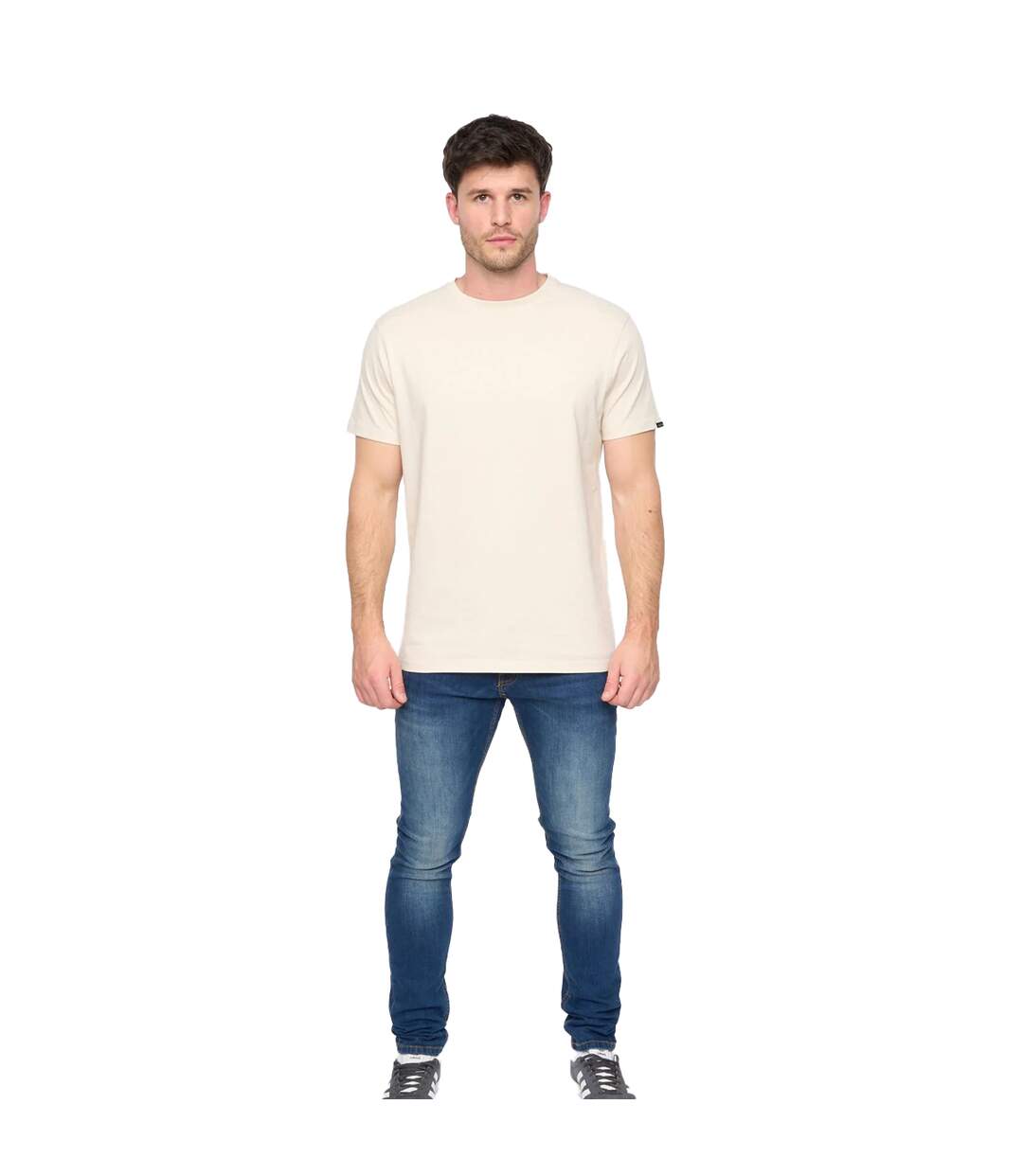 Mens lifemere t-shirt off white Duck and Cover-3