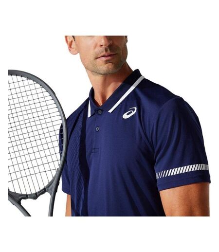 Polo Court Homme Bleu Marine Asics