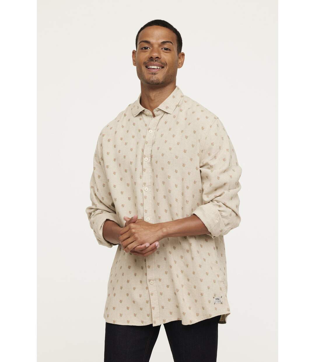 Chemise DASFO Argile Beige-2