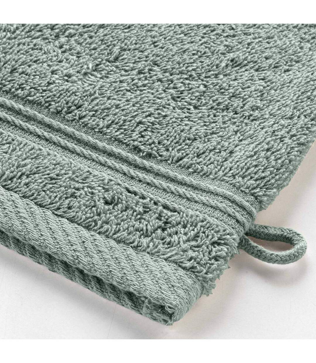 Lot de 2 Gants de Toilette Tendresse 15x21cm Vert Cèdre-3