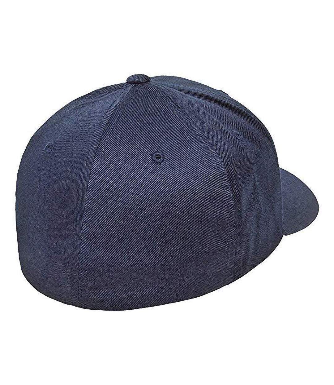 Casquette peignée wooly unisexe bleu marine Flexfit