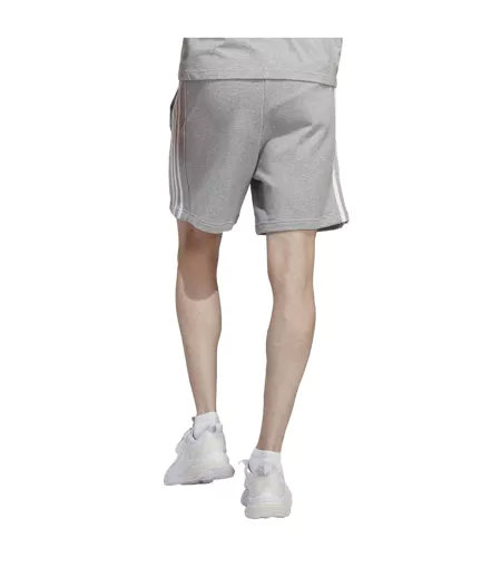 Short Style 3 Rayures Essentials Homme Gris Adidas