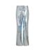 Pantalon Motif/style Métallisé Femme Bleu AmyLynn-2