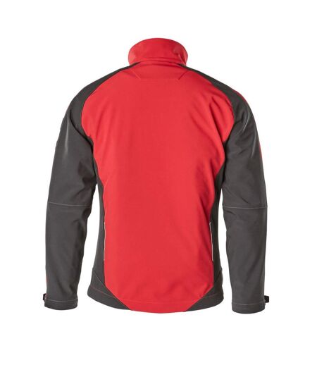 Veste Softshell Unique Dresden Homme Rouge Noir Mascot