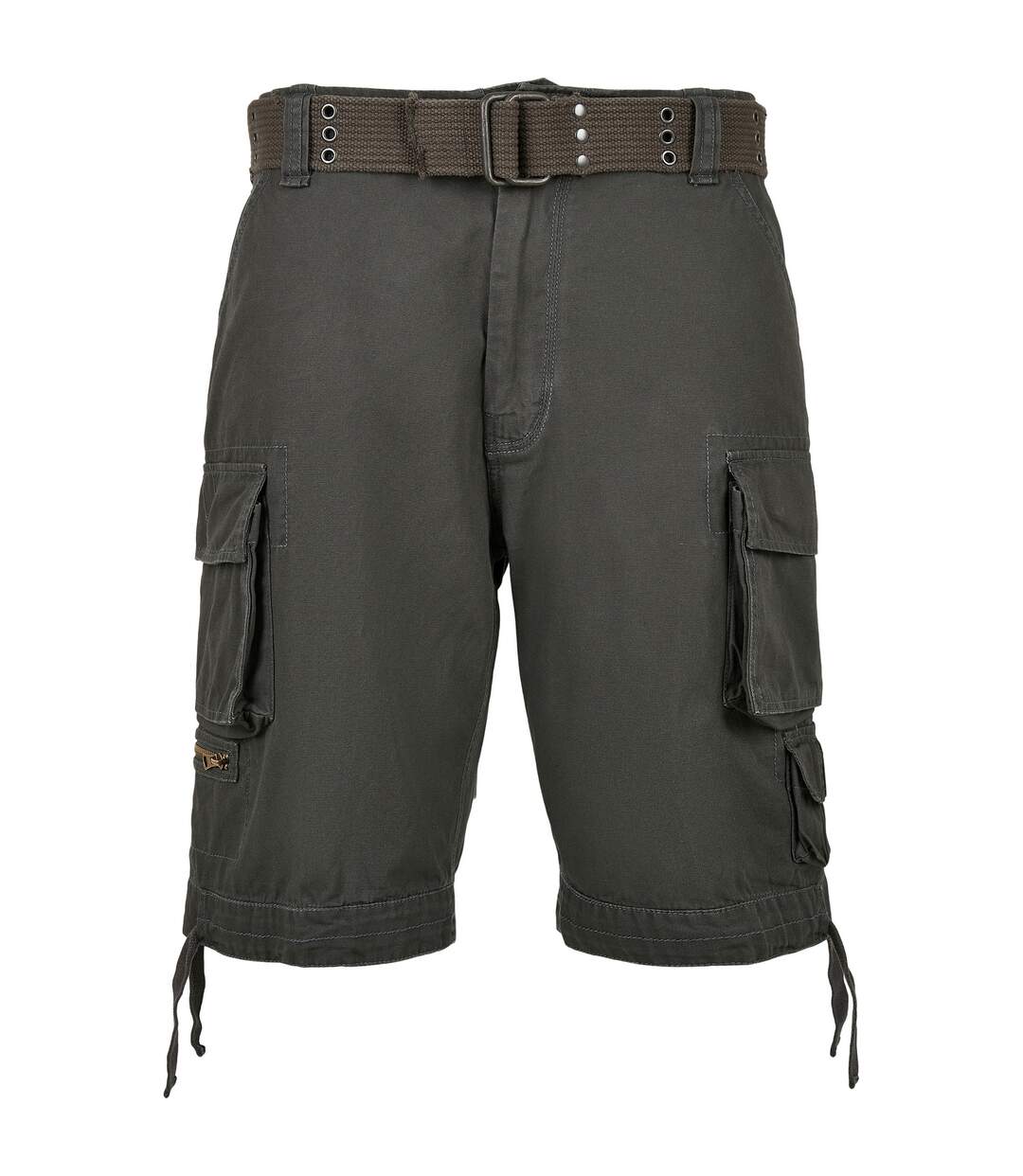 Short À Poches Savage Homme Anthracite Build Your Brand-1
