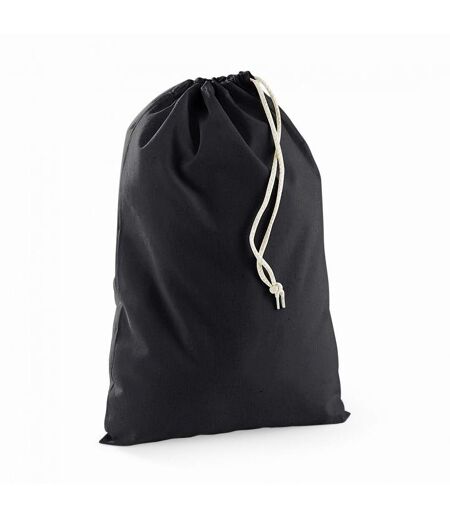 Westford Mill Cotton Stuff Bag - 8 fl oz To 10 Gal (Black) (XXS)