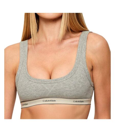 Brassière grise femme calvin klein jeans unlined