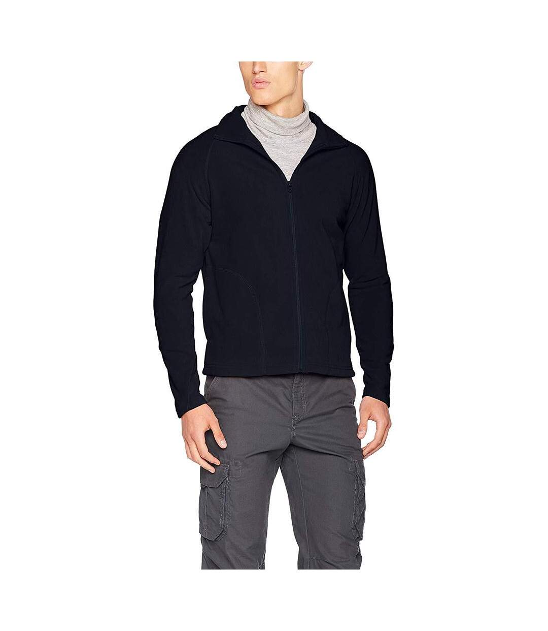 Veste Molletonnée Core Mens Micron Anti Pill Jacket Bleu Marine Result-1