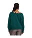 Womens/ladies Project Rock Terrycloth Relaxed Fit Sweatshirt Blue Under Armour-4