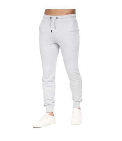 Mens karmon sweatpants gray marl Crosshatch