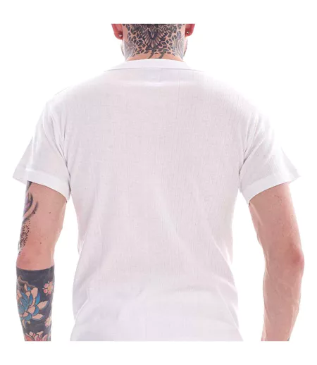 Hauts Thermiques Manches Courtes Homme Blanc Heatforce