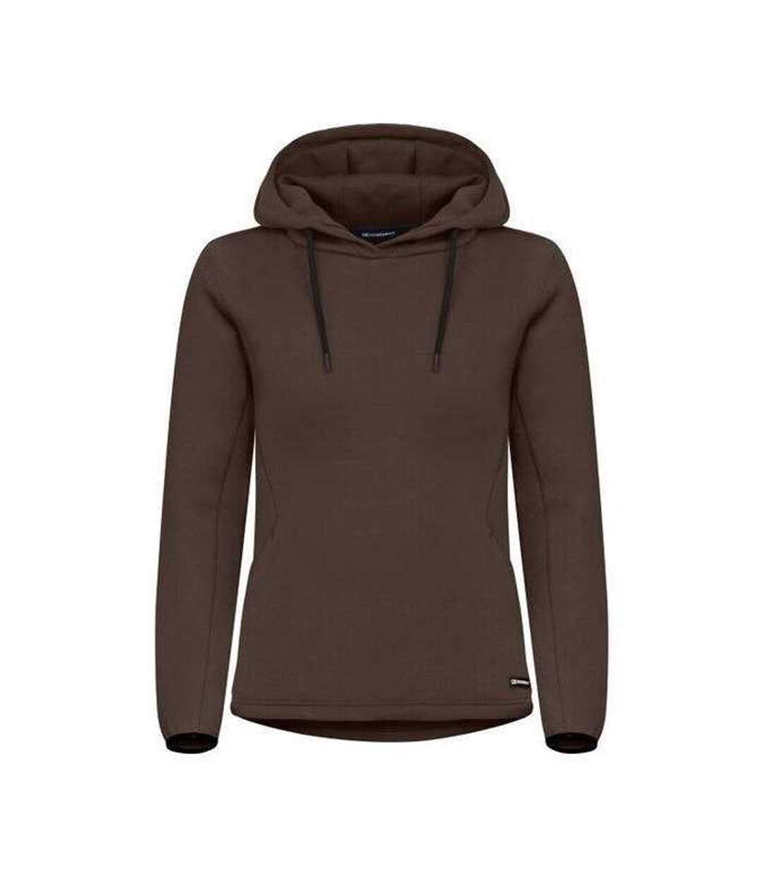 Womens/ladies Pemberton Drawstring Hoodie Dark Mocha Cutter & Buck-1