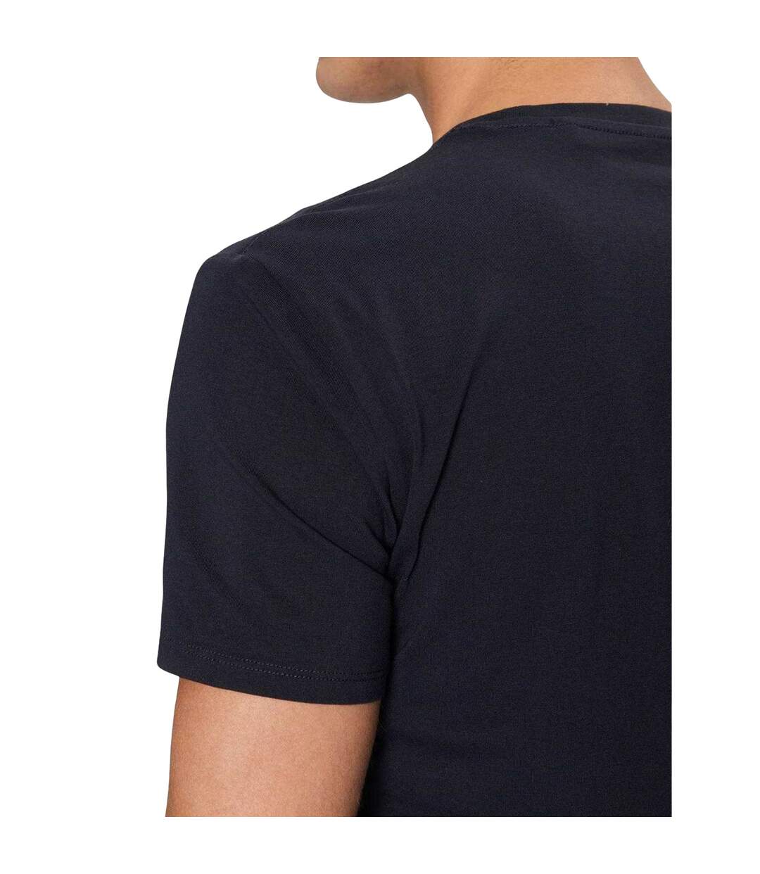 T-shirt Uni Pour Hommes Paquet De 6 Bleu Marine Guess-4