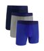 Mens Performance Tech Boxer Shorts Royal Blue Steel Navy Under Armour-2