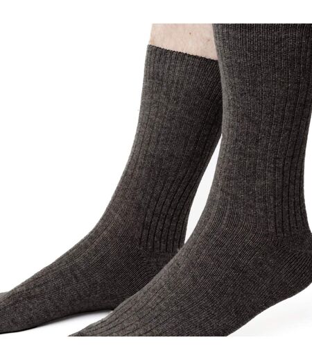 Steven - 1 Paire Homme Chaussettes Laine Mi-mollet Hiver Chaudes