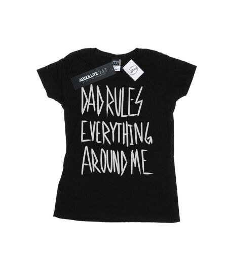 Disney Womens/Ladies The Lion King Dad Rules Everything Cotton T-Shirt (Noir) - UTBI25039