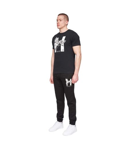 Mens curveball sweatpants black Henleys