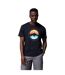 T-shirt Path Lake Homme Noir Columbia-2