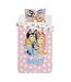 I Love U Single Duvet Cover Set Multicoloured Bluey-1