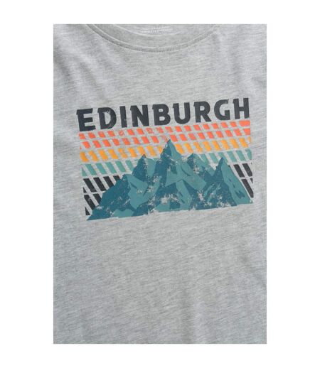 T-shirt Manches Courtes Edinburgh Ample Pour Femme Gris Mountain Warehouse
