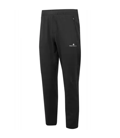 Mens Core Slim Tracksuit Bottoms Black Ronhill