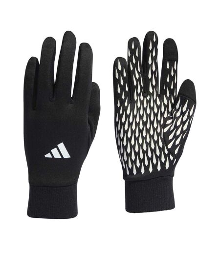 Unisex Adult Geometric Pattern Football Competition Gloves Black White Adidas