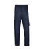 Mens Multi Pocket Cargo Trousers Navy Krisp-2