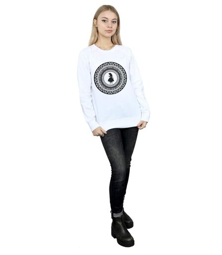 Disney Sweatshirt Alice In Wonderland Circle - Femmes/Dames (Blanc) - UTBI2639