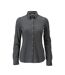 Womens/ladies Frontline Shirt Dark Anthracite Light Grey Flecked Mascot-1