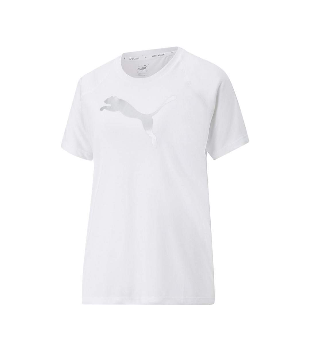 T-shirt Blanc Femme Puma W Evo - S