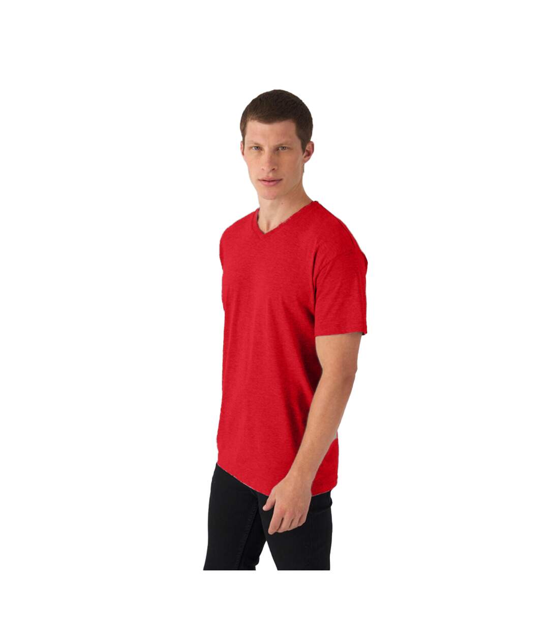 T-shirt Exact Homme Rouge B&C-1