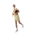 Short F324 Femme Jaune 4F-1