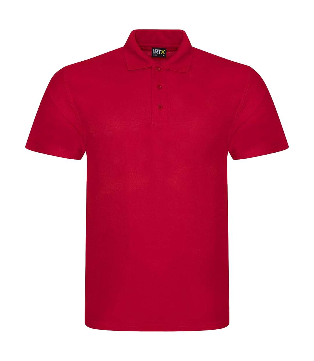 PRO RTX Mens Pro Polyester Polo Shirt (Red)