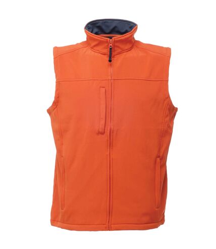 Regatta Mens Flux Softshell Bodywarmer / Sleeveless Jacket (Water Repellent & Wind Resistant) (Seal Grey/Seal Grey) - UTRW1213