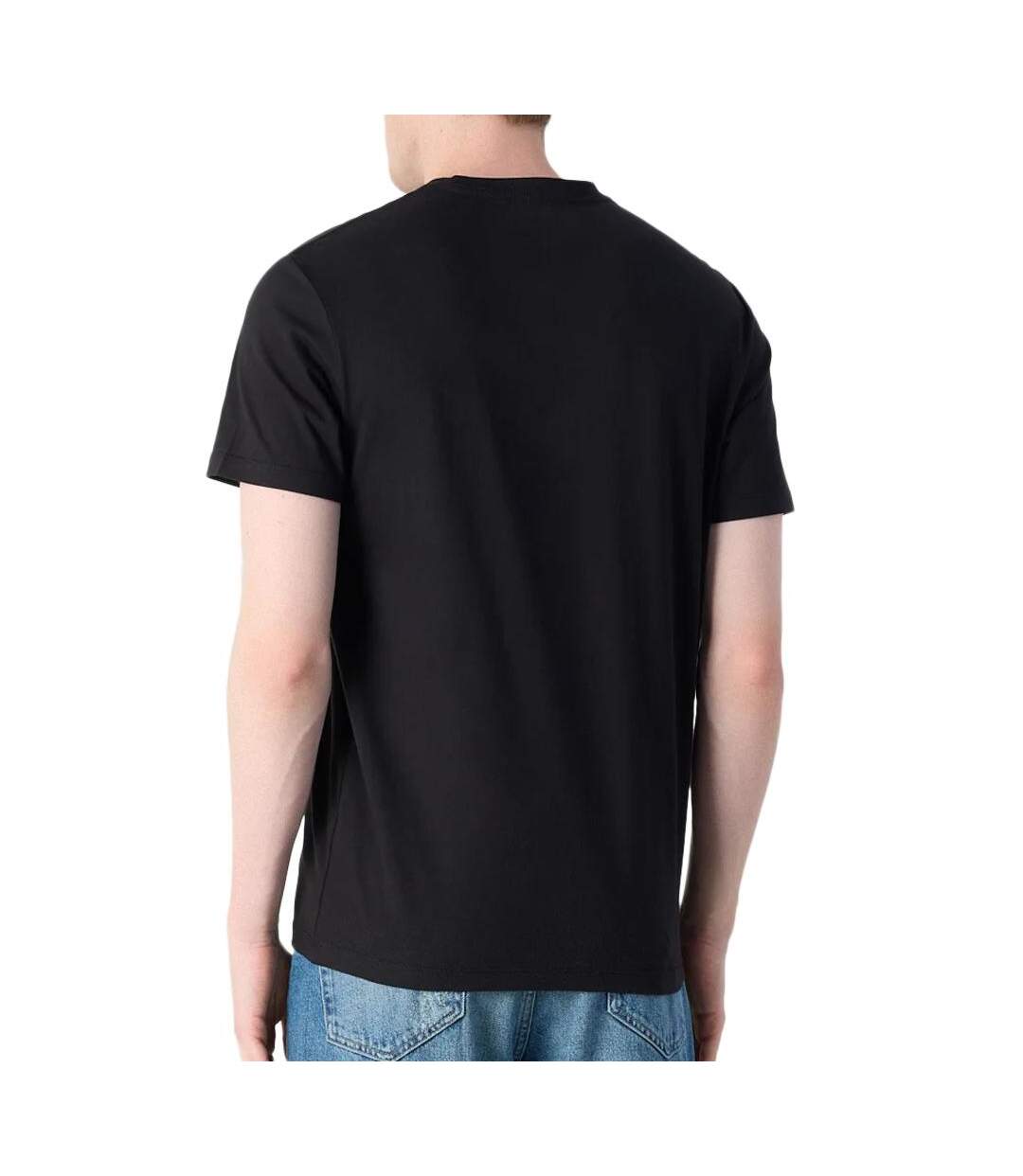 T-Shirt noir homme calvin klein jeans lv04rd821g-2