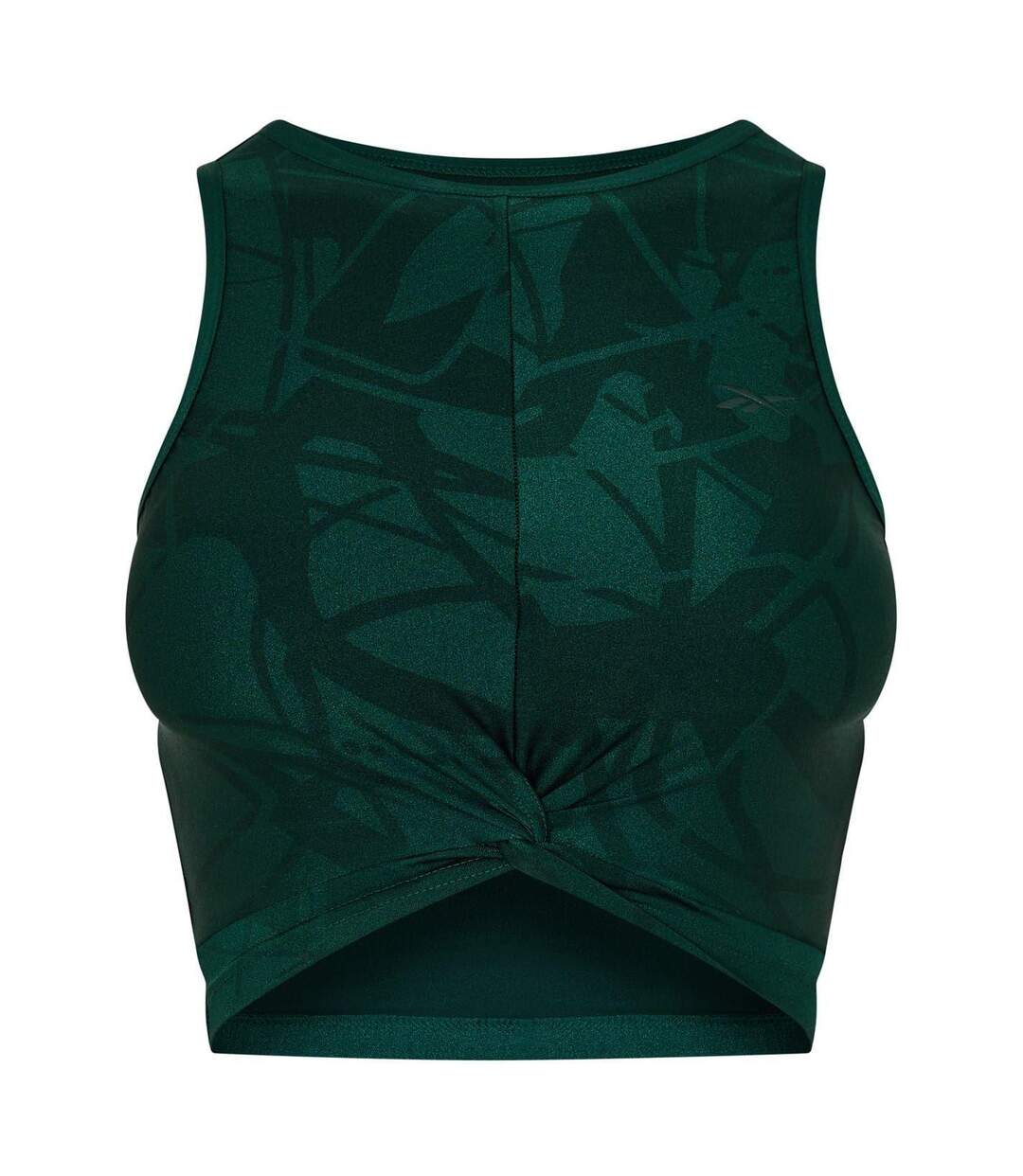 Débardeur Yoga Motif/style Imprimé Feuille Femme Vert Sombre Reebok-1