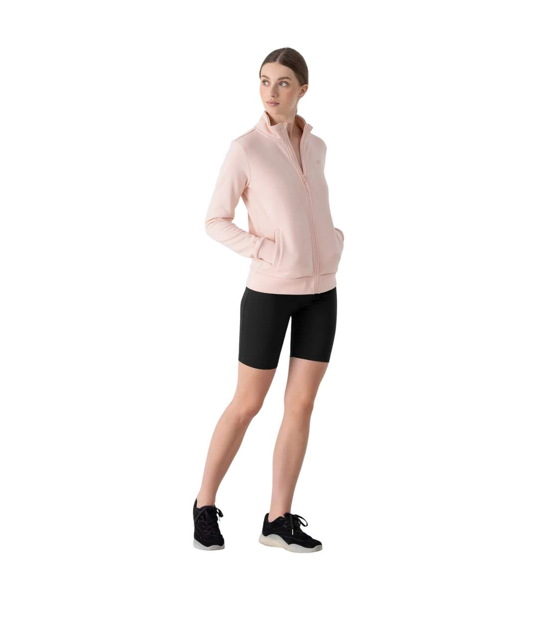 Veste Motif/style Logo Femme Rose 4F-1