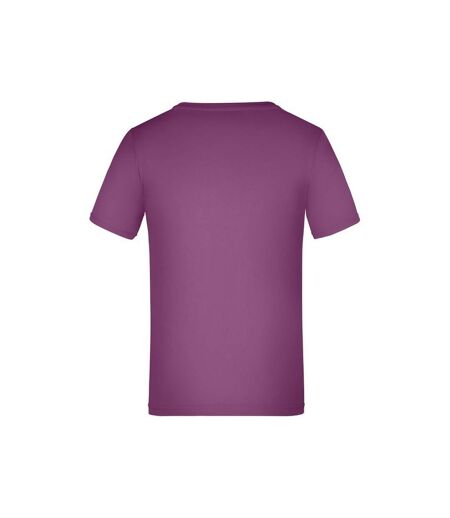 T-shirt active enfant violet James and Nicholson