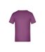T-shirt active enfant violet James and Nicholson-2