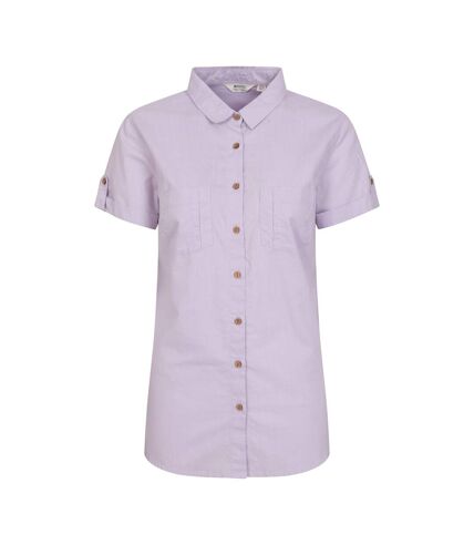 Mountain Warehouse Womens/Ladies Coconut Short-Sleeved Shirt (Lilac) - UTMW2082