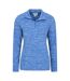 Mountain Warehouse Womens/Ladies Snowdon Melange Fleece Top (Blue) - UTMW171