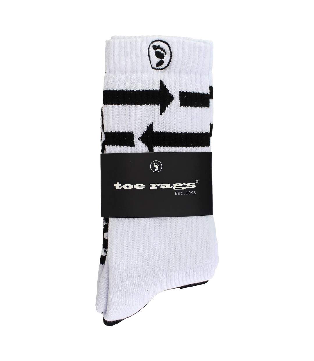 2 Pairs Mens Arrow Patterned Fashion Crew Socks-2