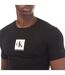 Mens Monogram Logo T-shirt Black Calvin Klein-3