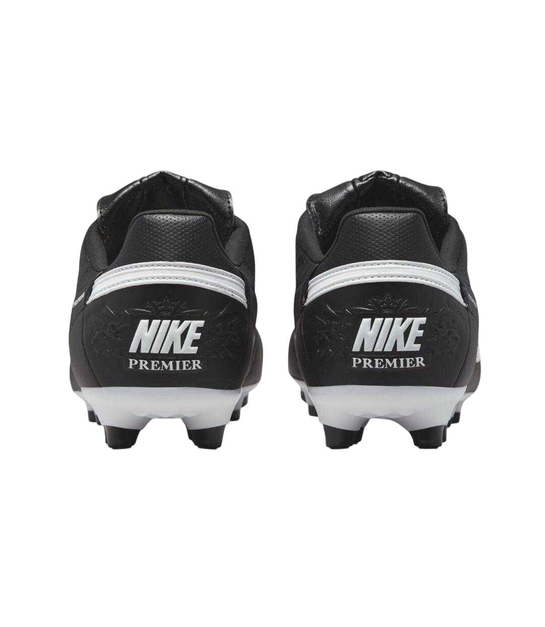 Mens Premier 3 Leather Firm Ground Football Boots Black Nike-2