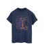 Disney T-shirt boyfriend en coton technique Lightyear Sox Femme/Ladies (Bleu marine) - UTBI34042-1