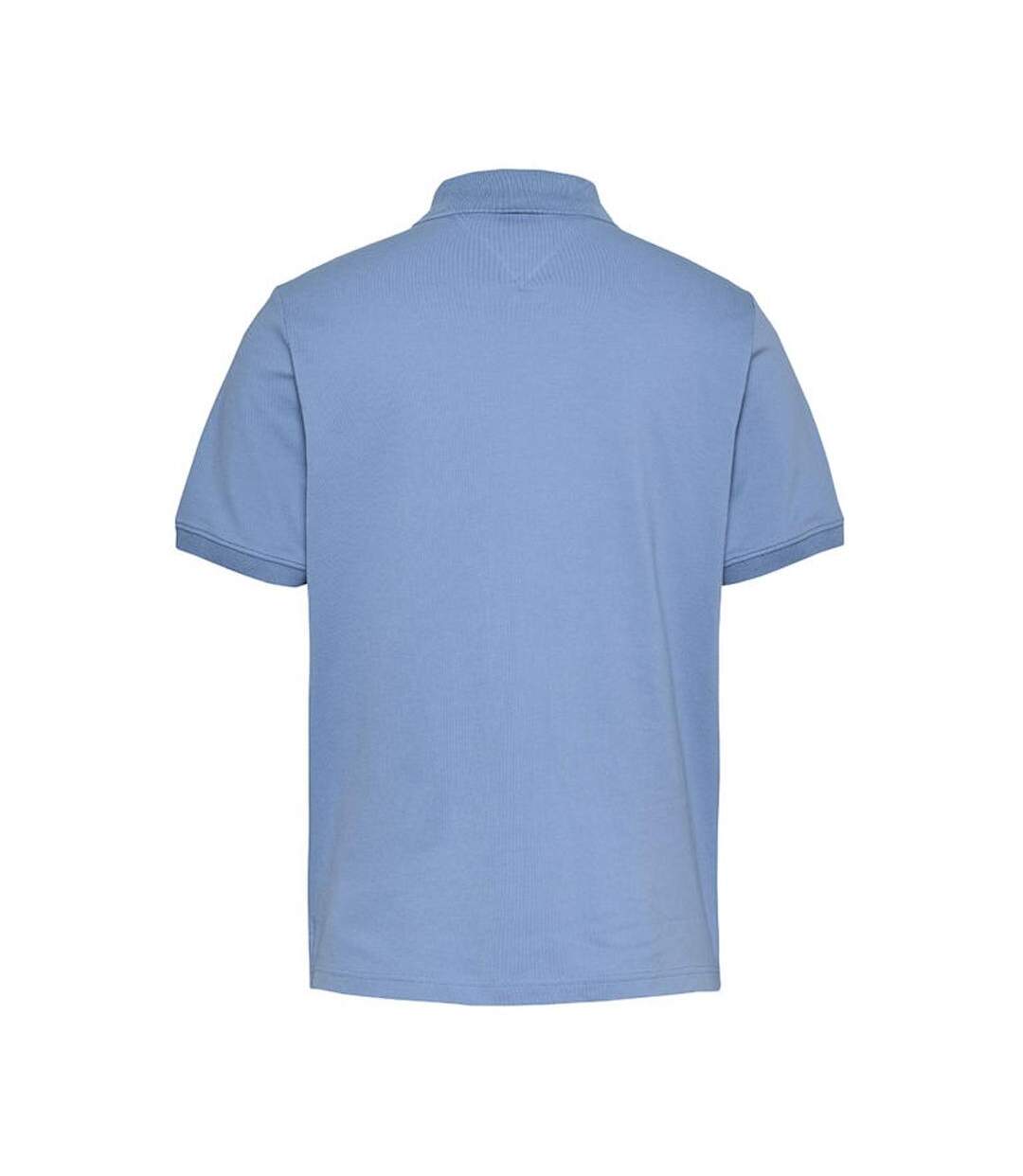 Polo bleu homme tommy hilfiger linear - l-2